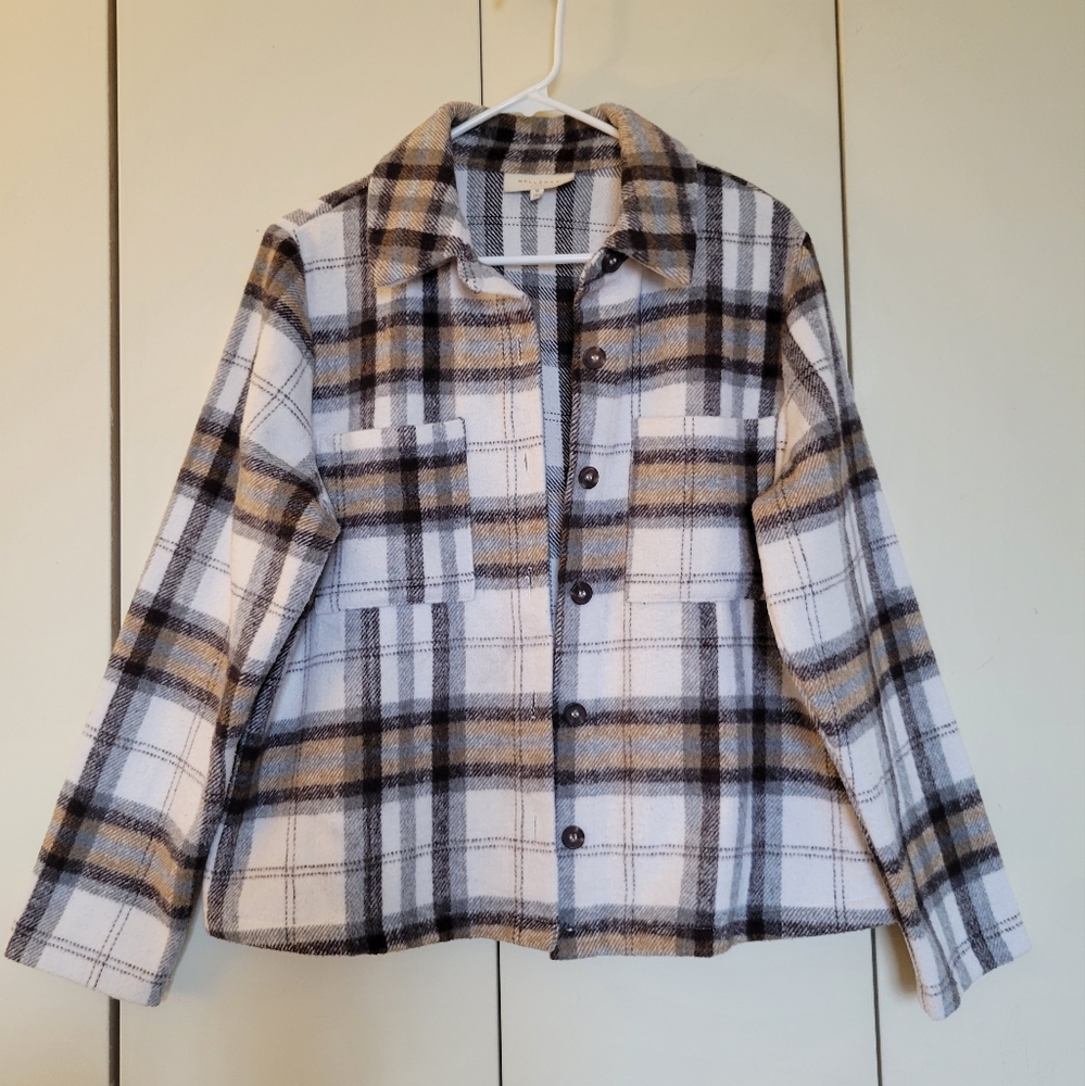 Melloday plaid shacket